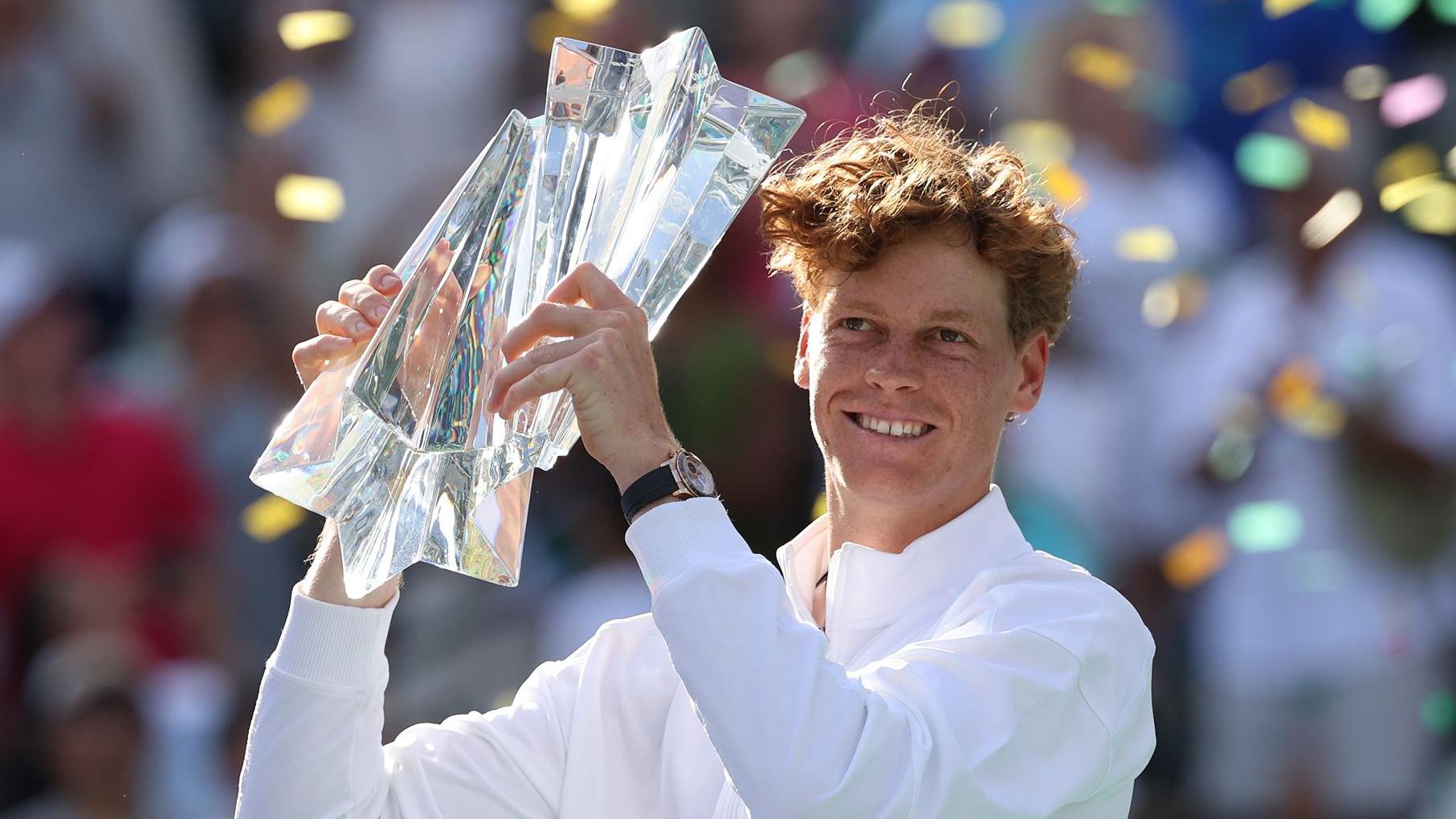 Jannik Sinner Becomes Youngest Man to Complete Full Hard Court Trophy Set1 Jannik Sinner Becomes Youngest Man to Complete Full Hard Court Trophy Set1