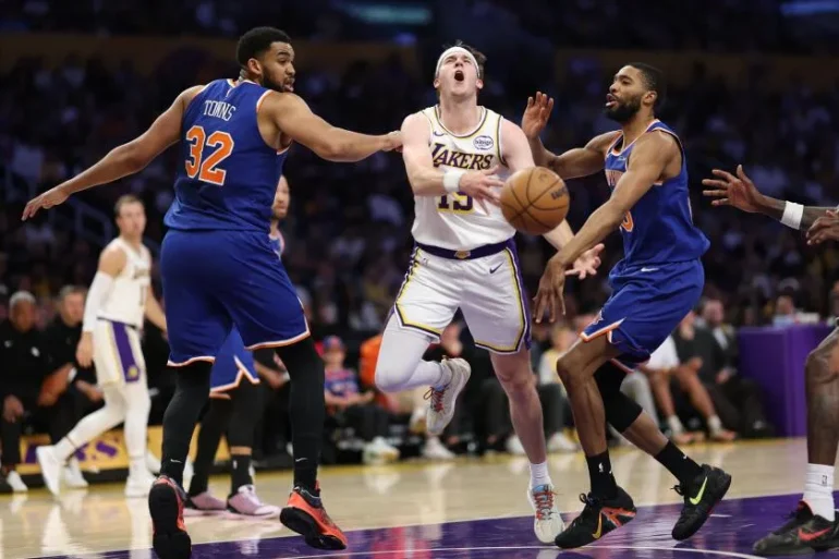Lakers Overcome Knicks with Doncic, Reaves Leading Balanced, Resilient Performance
