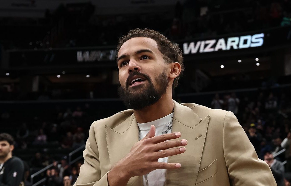 Trae Young Ejected Before Wizards Debut but Wins Team’s Respect With Sideline Leadership