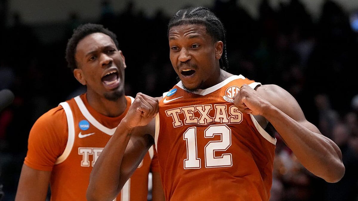 Vokietaitis Shines as Texas Longhorns Edge NC State in Thrilling March Madness Opener
