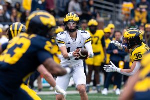 Tommy Carr Shows Promise In Michigan Spring Camp Behind Starter Bryce Underwood