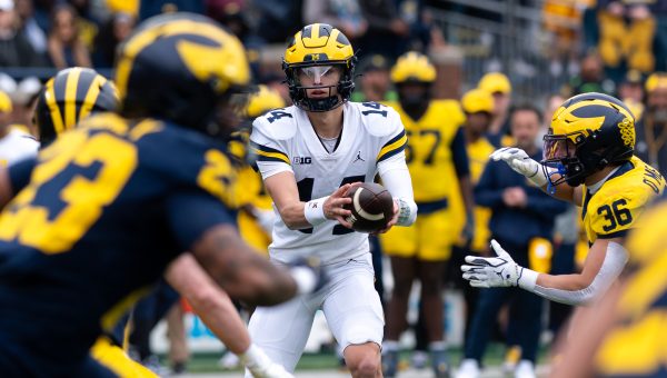 Tommy Carr Shows Promise In Michigan Spring Camp Behind Starter Bryce Underwood