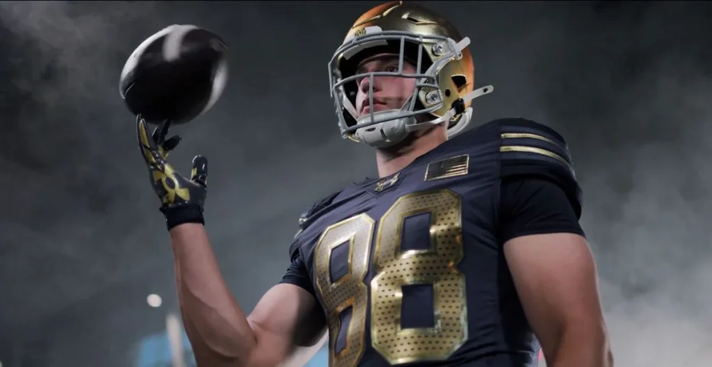 Notre Dame Debuts Special Lambeau Field Uniforms for Season Opener Against Wisconsin
