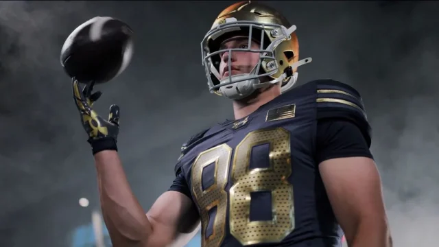 Notre Dame Debuts Special Lambeau Field Uniforms for Season Opener Against Wisconsin